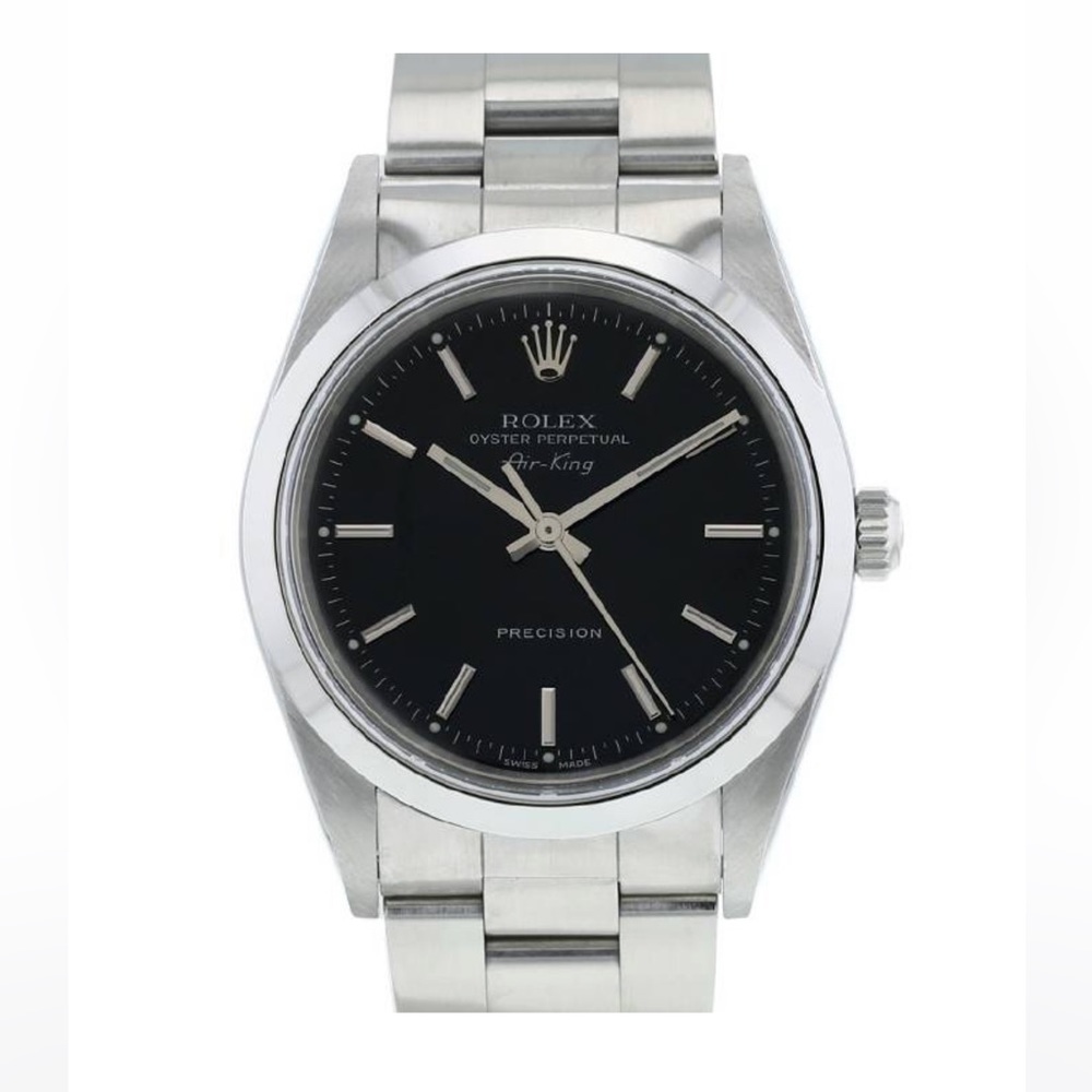 Rolex Air King in stainless steel with original packaging and box